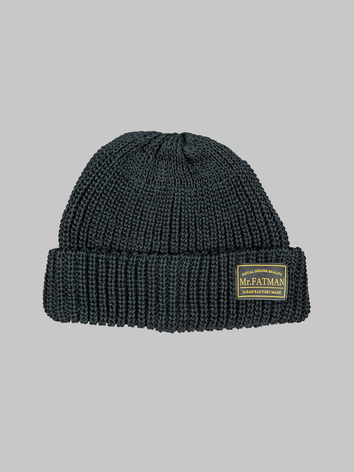 Mr Fatman Hue Watch Cap black front view