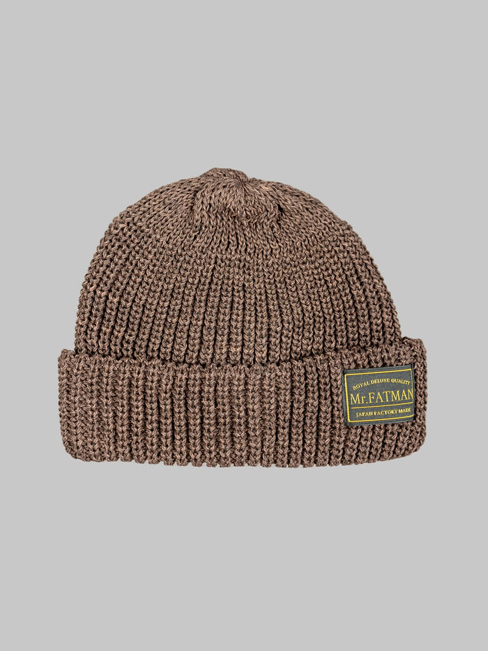 Mr Fatman Hue Watch Cap Brown front view
