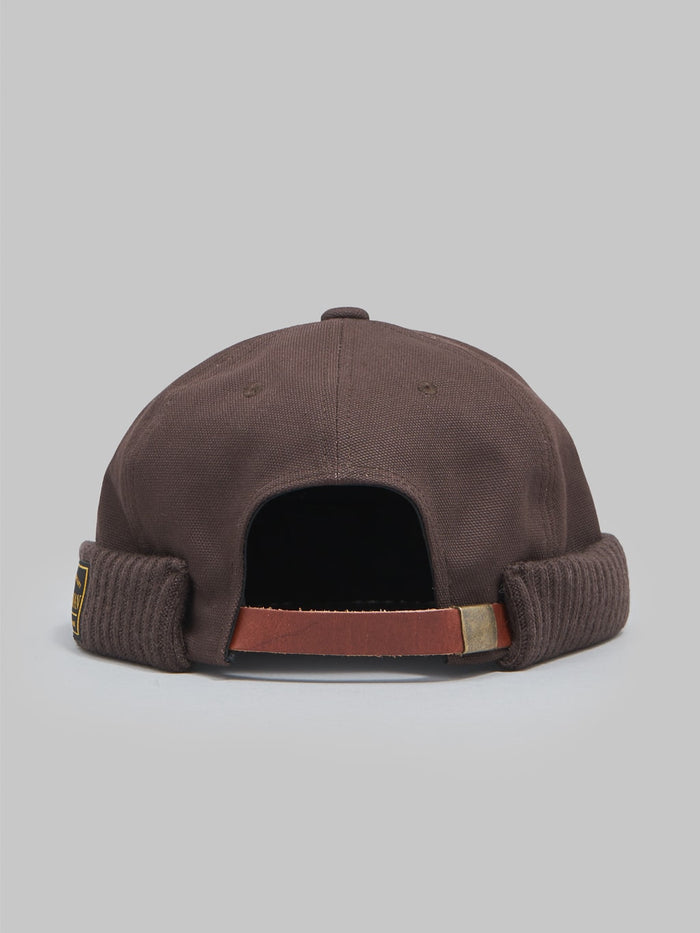 Mr Fatman OX Fisherman Cap brown leater adjuster