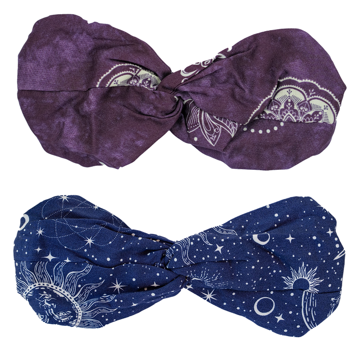 Mystic Indigo Headband Bundle, flat lay