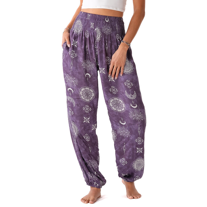 Mystic Plum Harem Pants, front