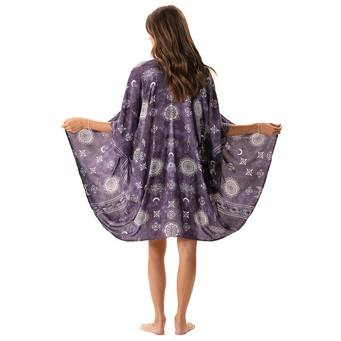 Mystic Plum Shorts Lounge Set, back