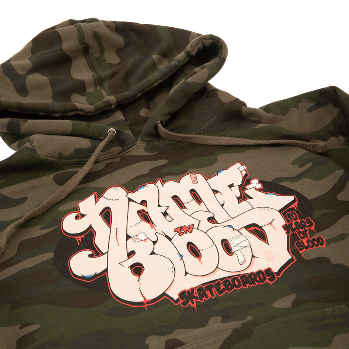 Name In Blood - 10 Year Graff Hoodie (Camo)*SALE