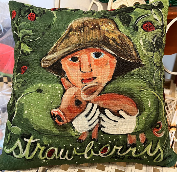 NANCY THOMAS PILLOWS - Strawberry