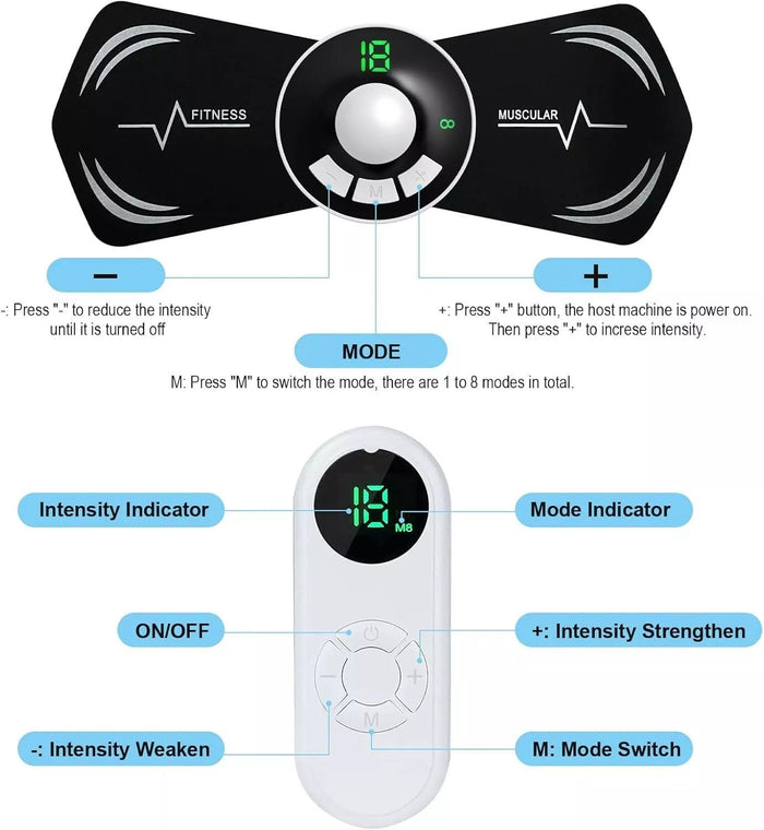 Neck Pulse Massager For Pain Relief