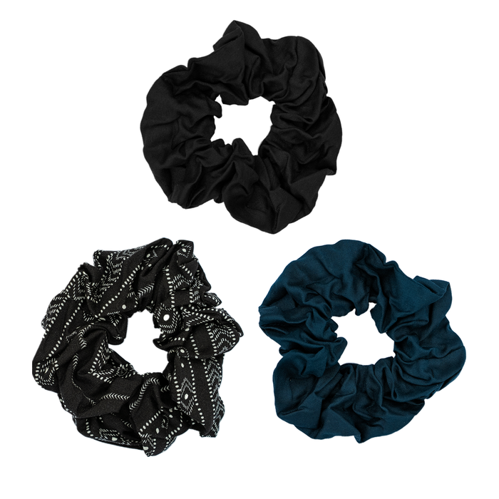 Neutral Scrunchie Pack of 3, flat lay