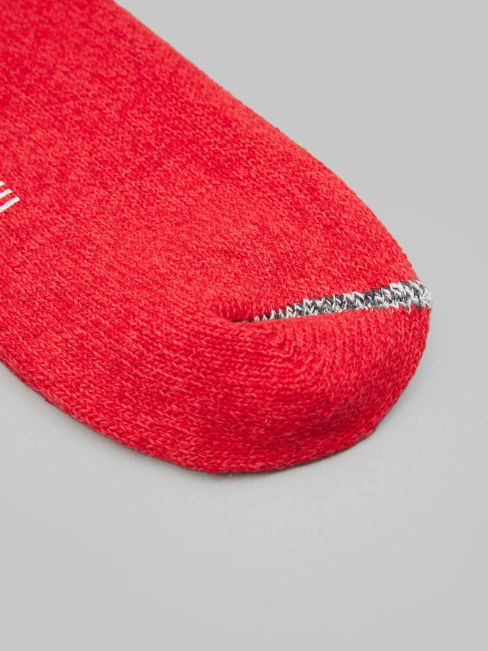 nishiguchi kutsushita silk cotton socks red toe
