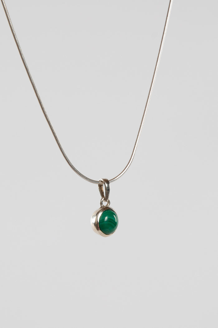 One of a Kind Malachite Pendant P137