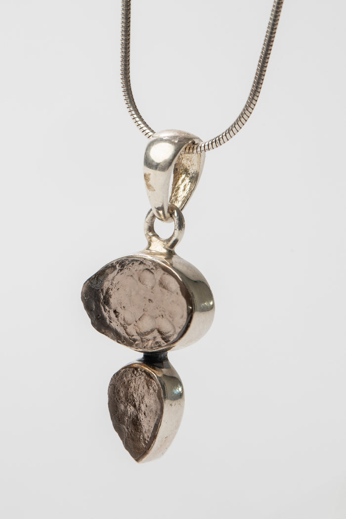One of a Kind Rough Cut Smoky Quartz Pendant P141 in Non-Returnable