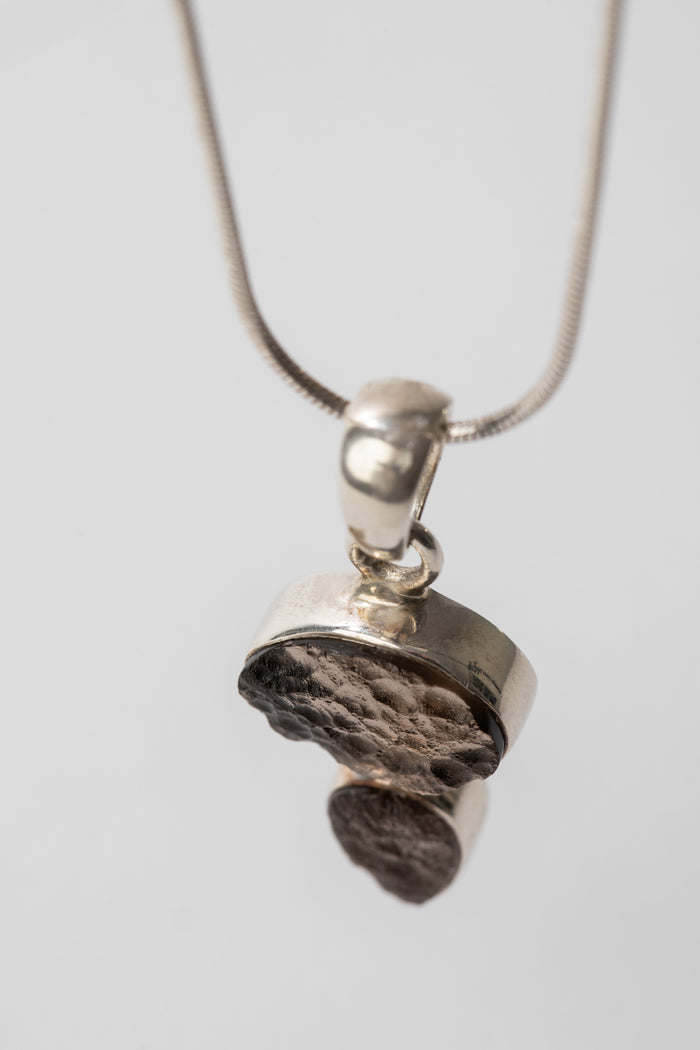 One of a Kind Rough Cut Smoky Quartz Pendant P141