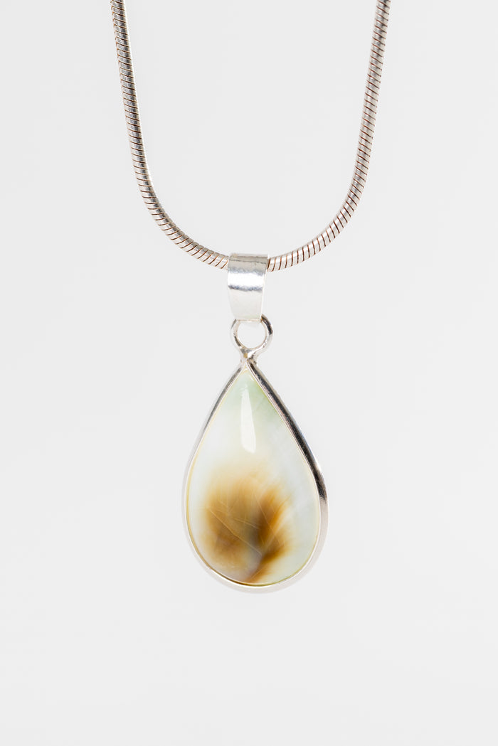 One of a Kind Teardrop Shiva Eye Pendant P150