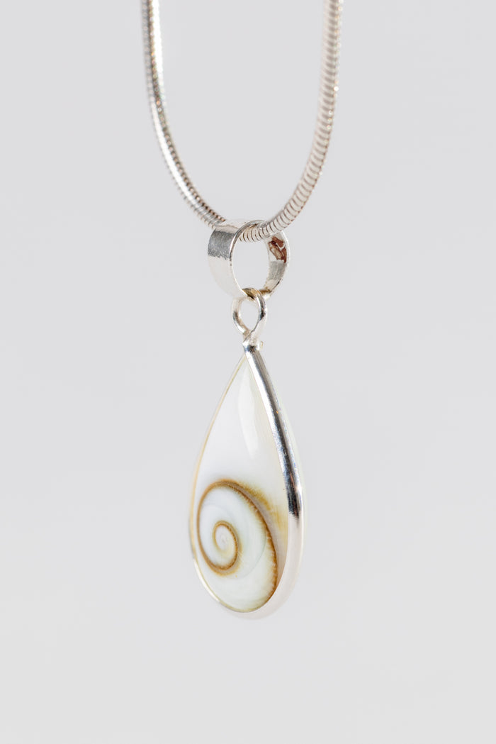 One of a Kind Teardrop Shiva Eye Pendant P150