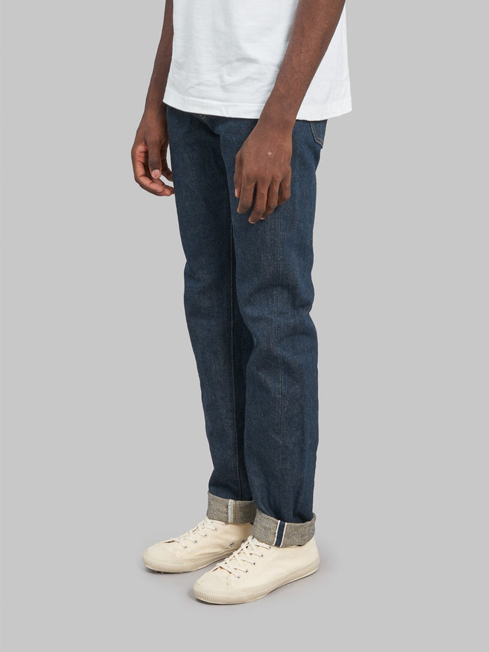 ONI Denim 246 Ishikawadai 15oz Neat Straight Jeans side fit
