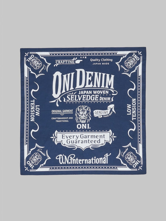 ONI Denim Navy Bandana vintage style