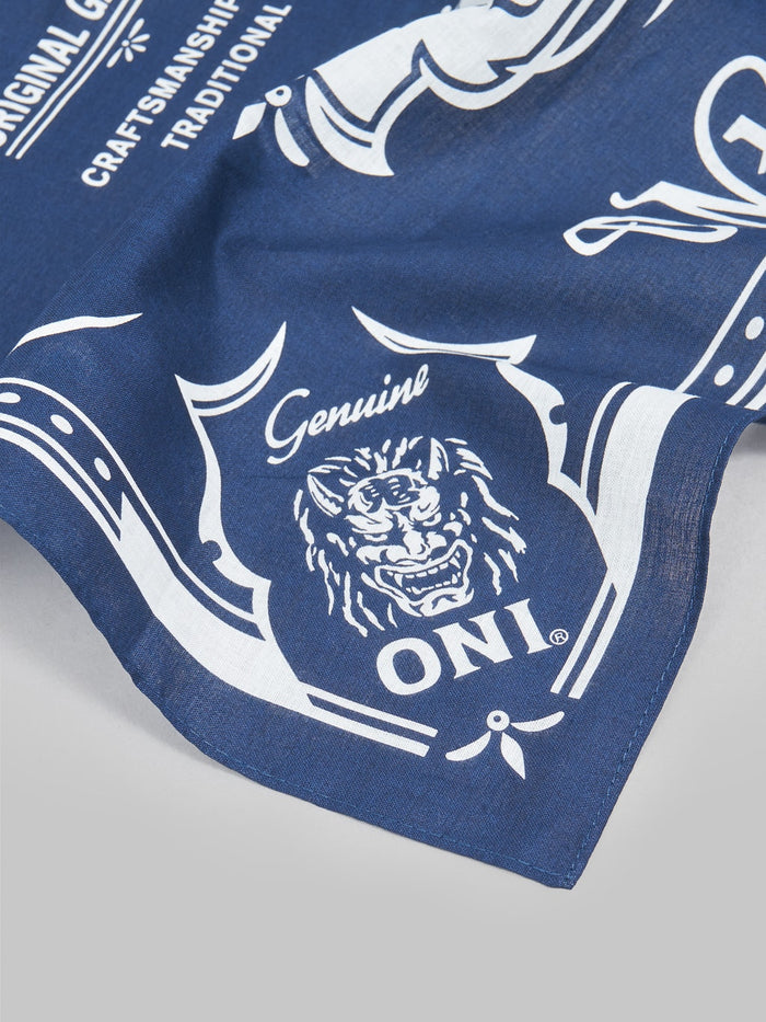 ONI Denim Navy Bandana cotton texture