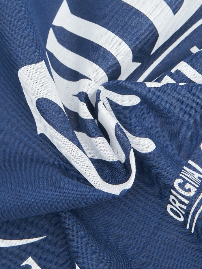 ONI Denim Navy Bandana high quality cotton fabric