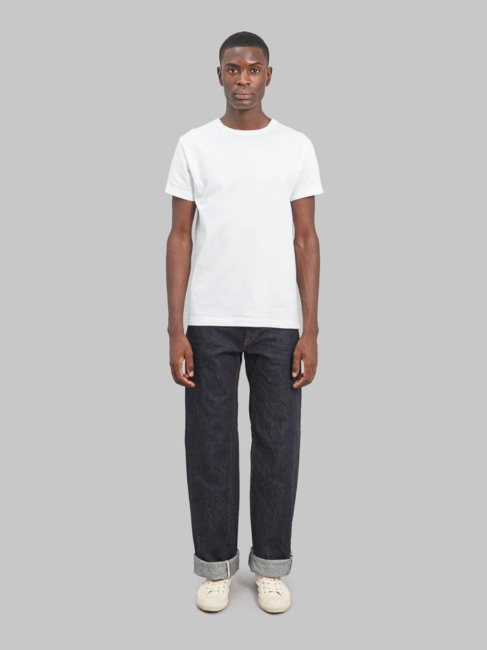 ONI Denim 222 Low Tension Super Wide Straight Jeans model front  fit