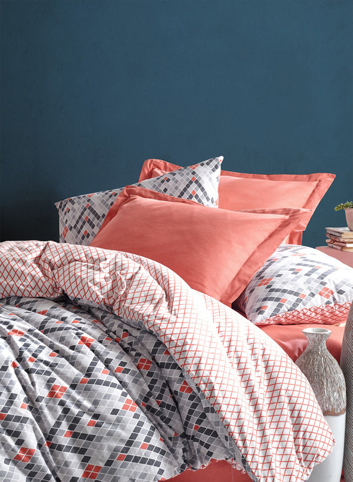 Orange Paradise Duvet Cover Set | Orange