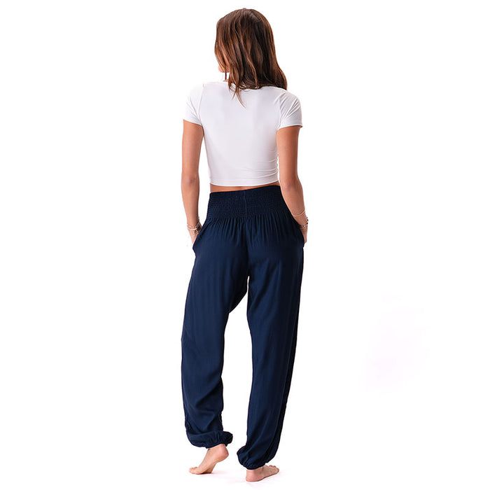 Oxford Harem Pants, back