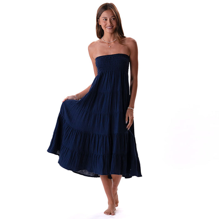 Oxford Sundrift Maxi Skirt, worn as a dress