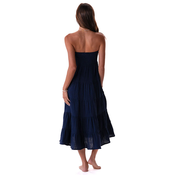 Oxford Sundrift Maxi Skirt, back worn as a dress