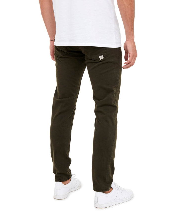 pantalon regular khaki PULLIN en coton