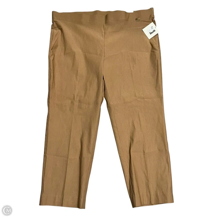 Pants Dress By Anne Klein In Tan, Size: 18