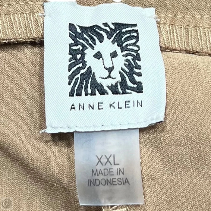 Pants Dress By Anne Klein In Tan, Size: 18