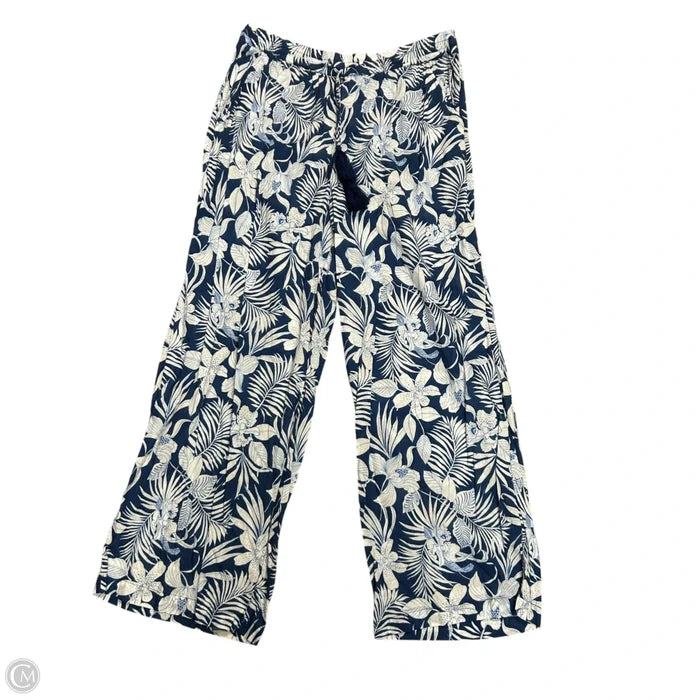 Pants Lounge By Tommy Bahama In Blue & White, Size: M
