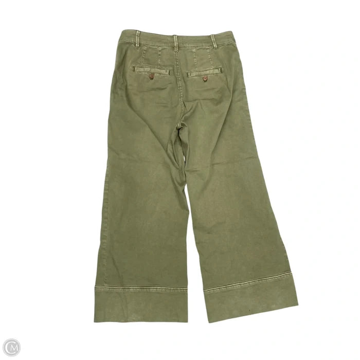 Pants Wide Leg By Anthropologie In Green, Size: 2
