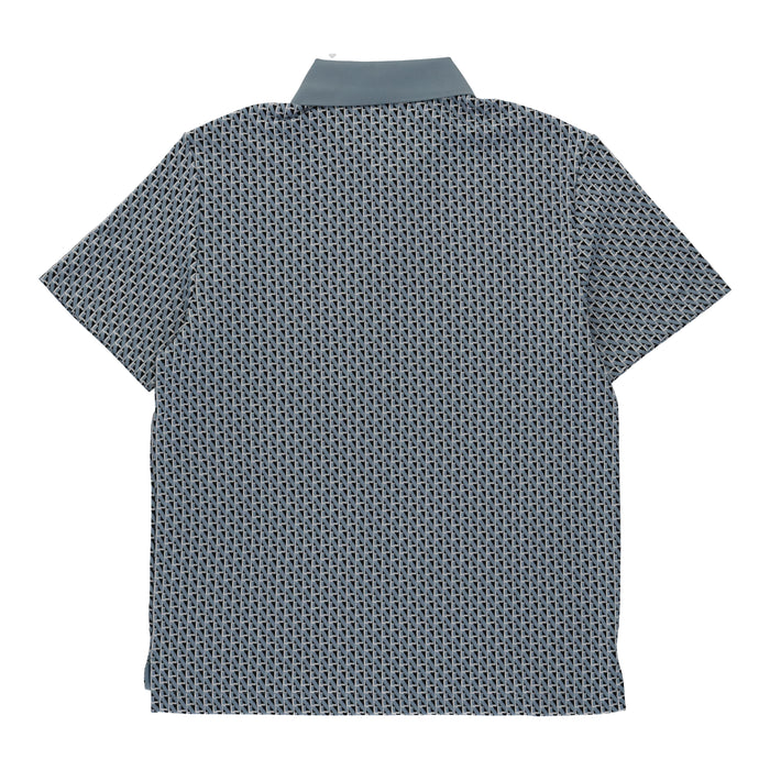 Paolo Knit Polo- Faded Denim