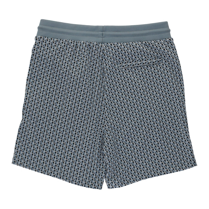 Paolo Knit Shorts- Faded Denim