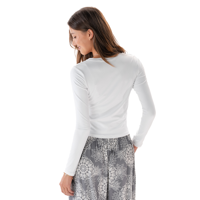 Pearl Hatha Long Sleeve Top, back