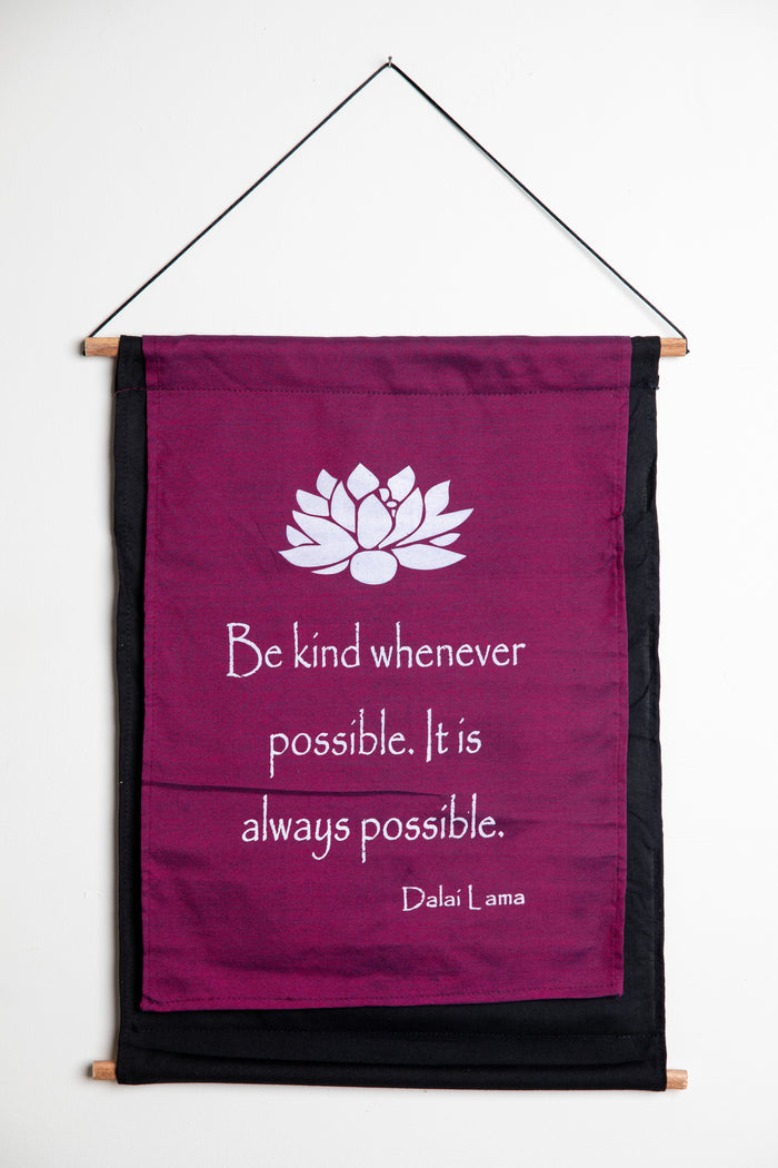 Positive Affirmation Flag in Purple