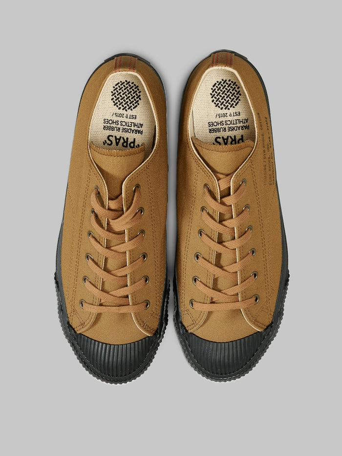 Pras Shellcap Low Sneakers Brown Black up view