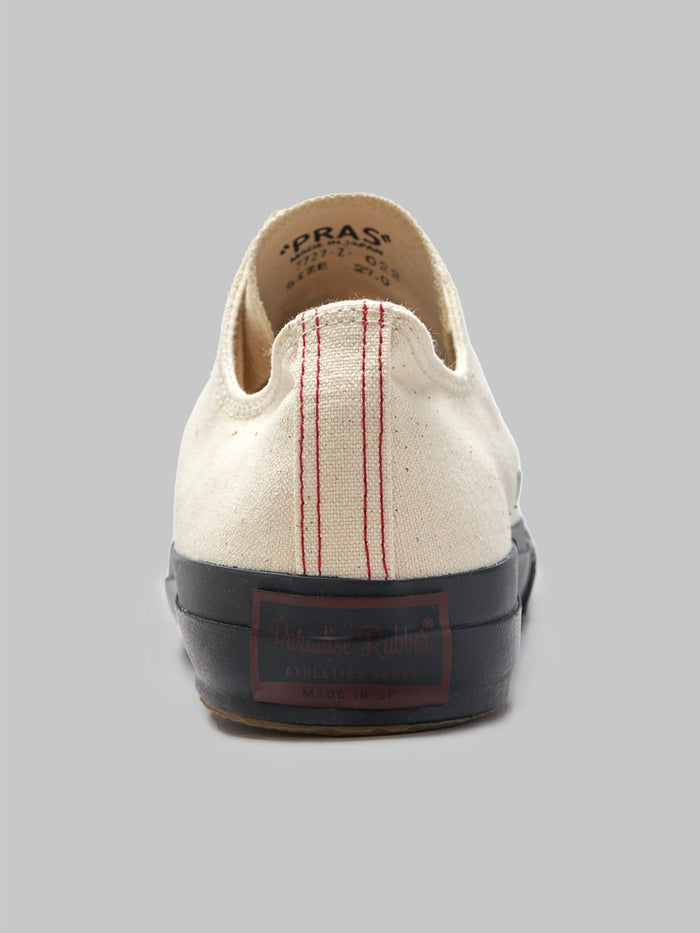 Pras Shellcap low sneakers kinari black back gum tag
