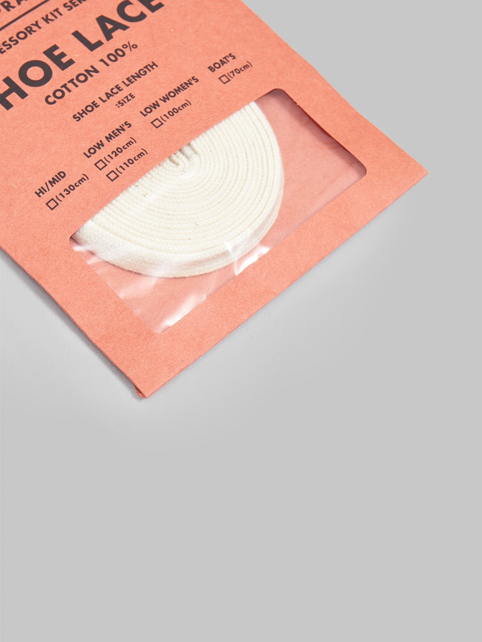 pras shoe lace brown packaging detail