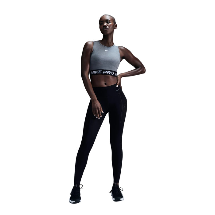 Pro Dri-Fit Cropped Gray Tank Top