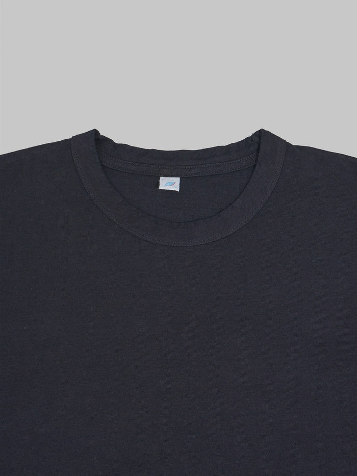pure blue japan black tshirt chest detail