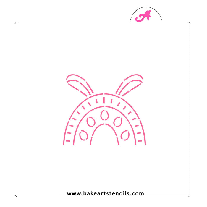 Rabbit Rainbow Cookie Cutter bakeartstencil