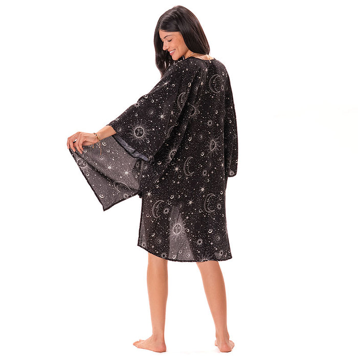 Raven Cosmic Sky Cover Up, back
