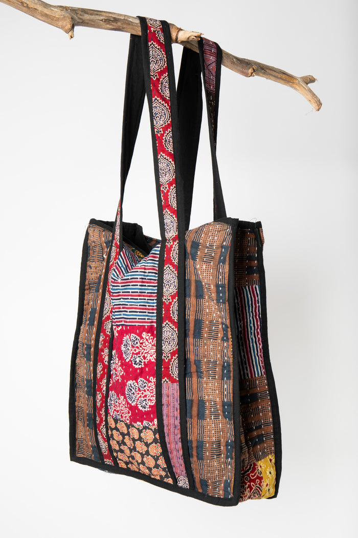 One of a Kind Handmade Upcycled Tote Bag