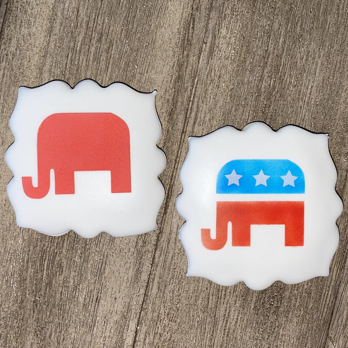 Republican Elephant Stencil Set bakeartstencil