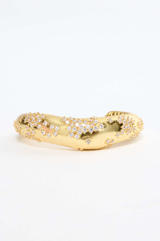 ACLER ONLINE AU RILBO SPARKLE CUFF AJ2510014B-GOLD-GOL-OS