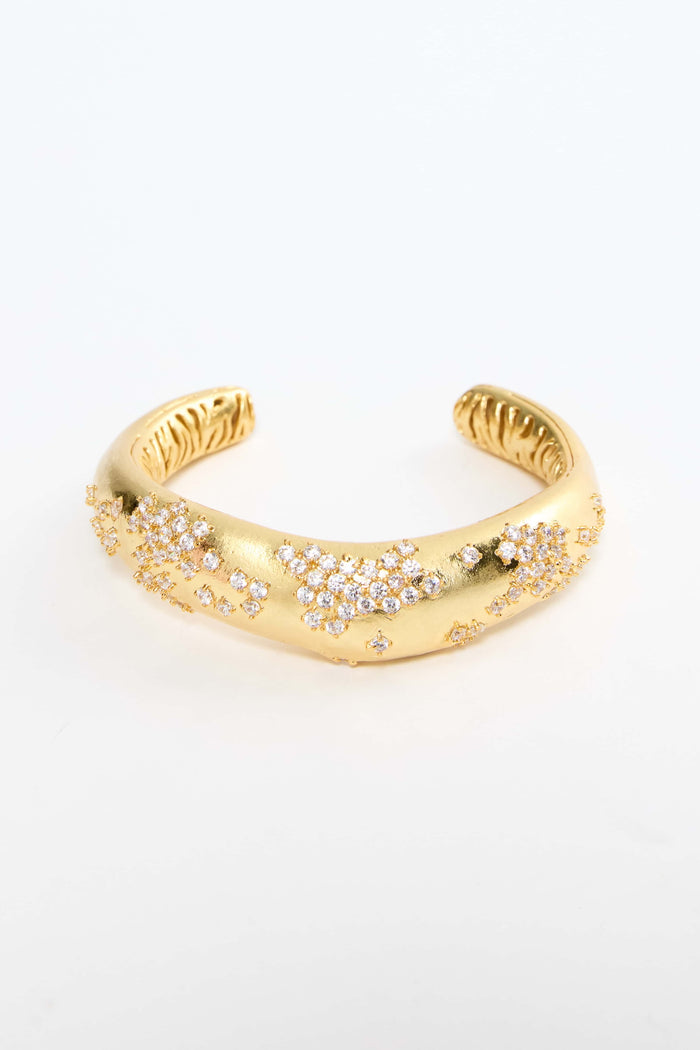 ACLER ONLINE AU RILBO SPARKLE CUFF AJ2510014B-GOLD-GOL-OS