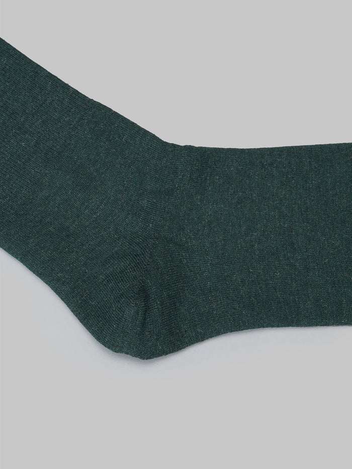 rototo city socks dark green heel