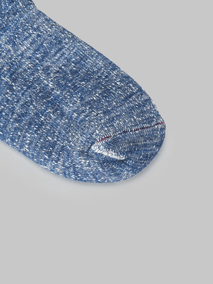 Rototo Double Face Crew Socks Deep Ocean Toe
