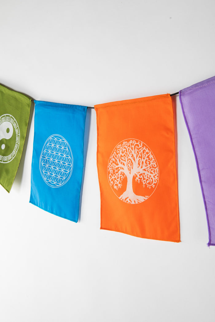 Sacred Symbols Prayer Flags