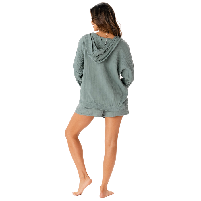 Sage Baja Pullover, back