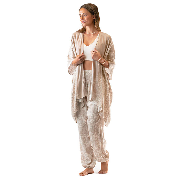 Sahara Lounge Set, front, kimono open